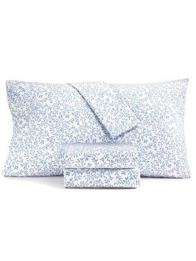 Charter Club 550 Thread Count Printed Cotton 4-Pc. Sheet Set, Queen $200